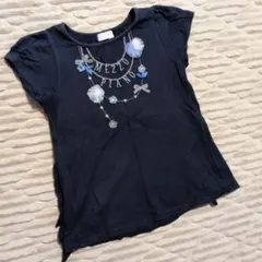専用★mezzo pianoメゾピアノ ネイビー 半袖Tシャツ 140女の子