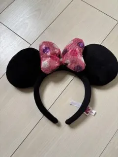 ディズニーランド　ミニーマウス カチューシャ