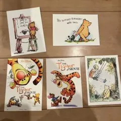 ウィニー・ザ・プー ポストカード 5枚セット