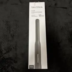 SALONIA ヘアストレートナー ブラック 15mm
