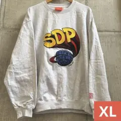 スチャダラパー 刺繍ロゴ スウェット アッシュグレー XLサイズ