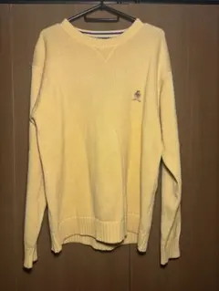 TOMMY HILFIGER イエロー セーター L