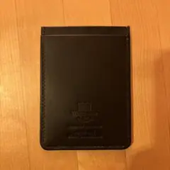 【新品、未使用】Wildsmith & Co. ブラックレザー パスケース