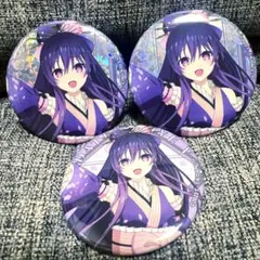 デートアライブ 夜刀神十香 メタリック 原作画 缶バッジ - メルカリ