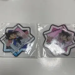 戦国　アクリルスタンドコースター　大阪城本陣2025　毛利蘭　工藤新一　　コナン