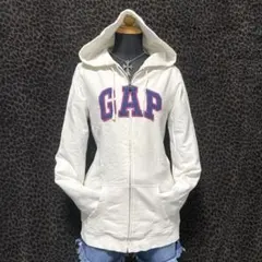 平成ギャル Y2K GAP ジップパーカー ロゴドン 00s KA29