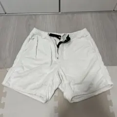 GRAMICCI×Lee ホワイト　コーデュロイ　ハーフパンツ