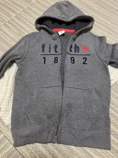 abercrombie Kids グレー パーカー S/10