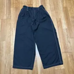 WEGO ブラック　ワイドパンツ