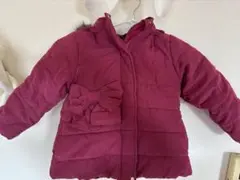 UNITED ARROWS リボン付きダウンコート 105