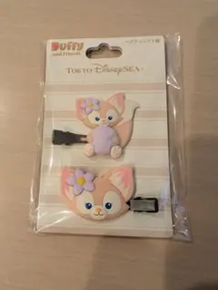新品未開封　東京ディズニーシー　リーナベル　前髪クリップ　ダッフィー＆フレンズ