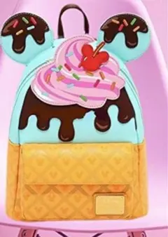 正規品　海外ディズニー　ラウンジフライ　チョコミント　ヴァネロペ　リュック レア