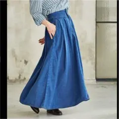 ＊最終値下げ＊SOMETHING EDWIN  マキシフレアスカート デニム