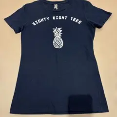 88TEES ハワイ　半袖Tシャツ ネイビー パイナップル柄