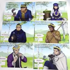 ゴールデンカムイ 特典 イラストカード 杉元 アシリパ 月島 鯉登 白石 尾形