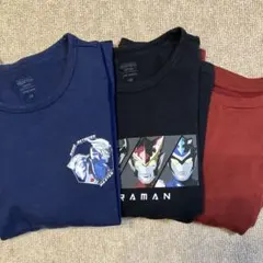 ユニクロ 極暖 ヒートテック120 3枚セット ネイビー ブラック ワインレッド