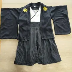 【乳児・男児】黒紋付羽織袴【70cm】