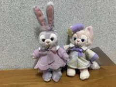 ステラルーとリーナベル　ぬいぐるみバッジ　新品タグ付　ハートフェルトレターズオブ