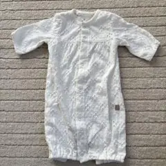 値下げ　花柄刺繍 ホワイトツーウェイ・ドレスオール