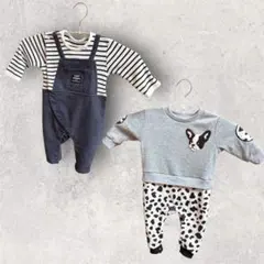 【値下げ】【80cm】【新品】【美品】ベビーロンパース