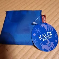 新品未使用*カルディ エコバッグ Helpers ブルー