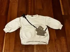 petit main ウサギ刺繍 トレーナー サイズ100
