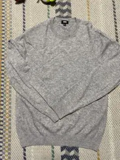 UNIQLO グレー カシミヤ セーター M