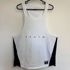 VEATM タンクトップ M ホワイト/ブラック