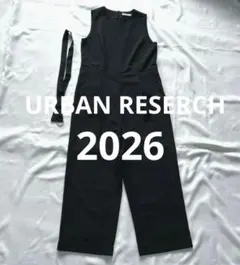 2026 URBAN RESERCH ベルト付きオールインワン 黒 38 Mのサムネイル