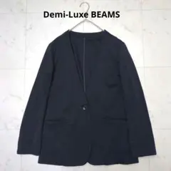 春夏用/Demi-Luxe BEAMSカラーレスジャケット/紺/38/コットン