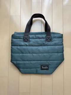 TULLY'S COFFEE キルティング トートバッグ グリーン（福袋）のサムネイル