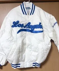 希少　MAXX Los Angeles スタジャン ホワイト Mサイズ