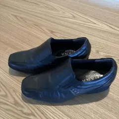 DIANA WELL FIT ブラック レザーシューズ 22㎝（3E）