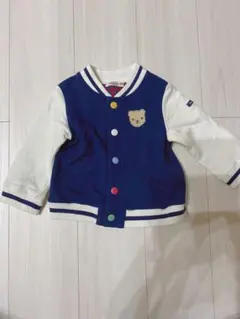 ダブルB スタジャン風ジャケット 90 ミキハウス アウター 男女兼用