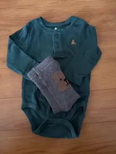 babyGap 長袖ボディスーツ 6-12ヶ月、タイツのセットのサムネイル