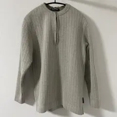 renoma ストライプ ロングジップシャツ Mサイズ