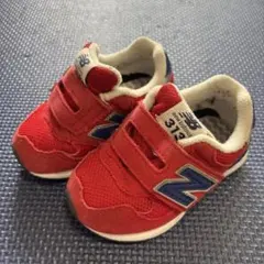 New Balance ベビーシューズ レッド 12cm
