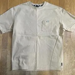 New Balance ベージュ Tシャツ ポケット付き　XLサイズ