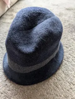 BEAMS ウールフェルトハット ダークブルー