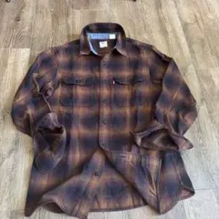 リーバイス　ブラウン　ネルシャツ　チェック　Levi’s 古着