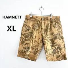 ハムネット ボタニカル柄 ハーフパンツ 総柄 大きいサイズ 日本製のサムネイル
