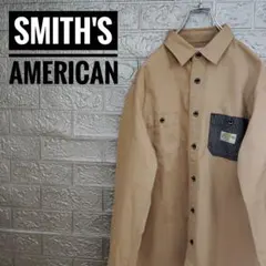 スミスアメリカンSMITHS AMERICAN古着ワークシャツLのサムネイル