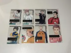 ハイキュー 箔押しクリアカード 8点セット