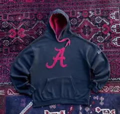 USA古着 ヘビーウェイト カレッジロゴロゴ プルオーバー パーカー L