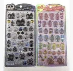 【正規品】 うるちゅるポップシール　モンチッチ　モノクロ　レインボー