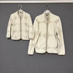 ユニクロ マリメッコ フリースジャケット 親子お揃い セット S 110