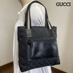 極美品 175 GUCCI グッチ トートバッグ ハンドバッグ GG柄 jm3 - メルカリ