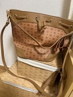 しまむら ロゴ ショルダーバッグ ハンドバッグ 巾着のサムネイル