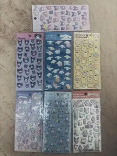 サンリオ ぷくっとシール まとめ売り 7点セット