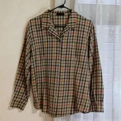 美品✨ DAKS ダックス チェック柄 長袖シャツ